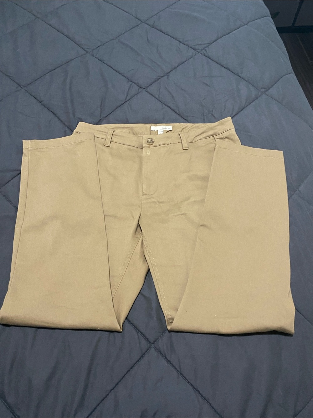 Men's Slim Fit Chino Pants in Tan